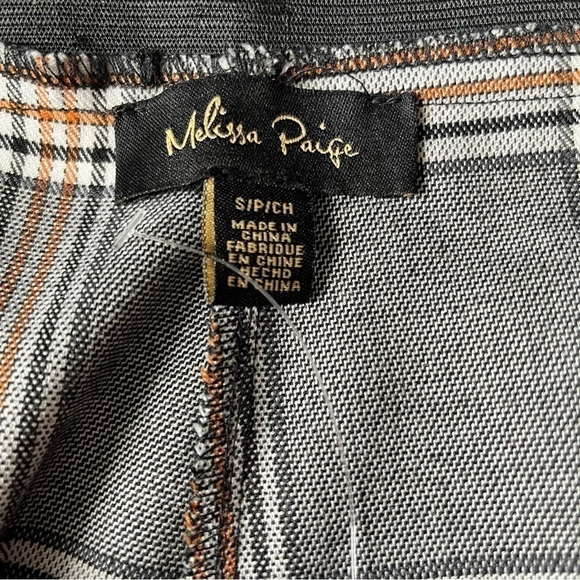 Melissa Paige Academia Plaid Wide Leg Pants Size Small - Picture 6 of 13